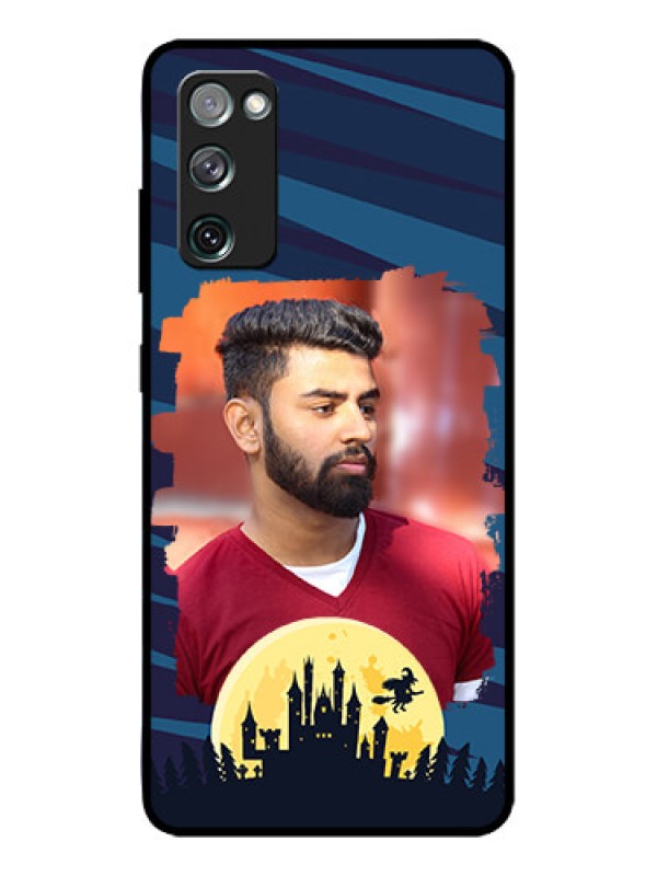 Custom Galaxy S20 FE 5G Custom Metal Phone CaseHalloween Witch Design