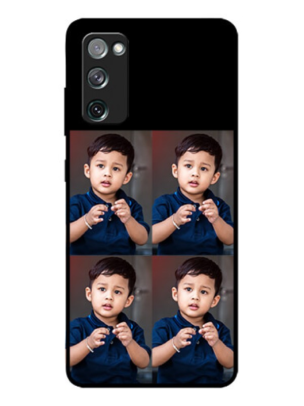 Custom Galaxy S20 FE 5G Custom Metal Phone Case4 Image Holder Design