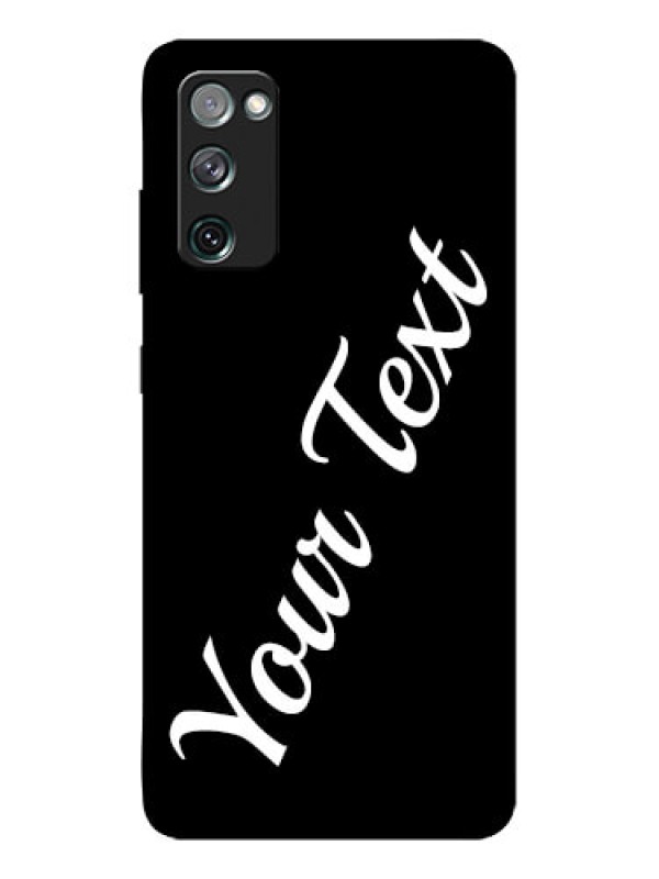 Custom Galaxy S20 FE 5G Custom Metal Phone CaseWith Your Name Design