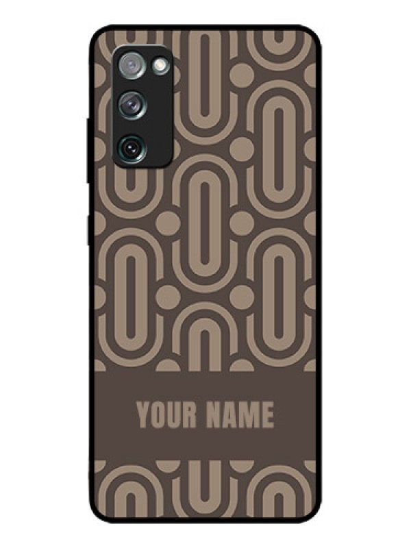 Custom Galaxy S20 FE 5G Custom Metal Phone CaseCaptivating Zero Pattern Design