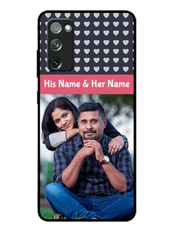 Custom Galaxy S20 FE Custom Metal Phone CaseLove Symbols Design