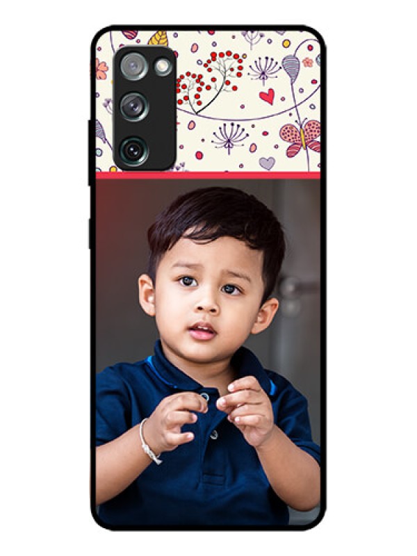 Custom Galaxy S20 FE Custom Metal Phone CasePremium Floral Design