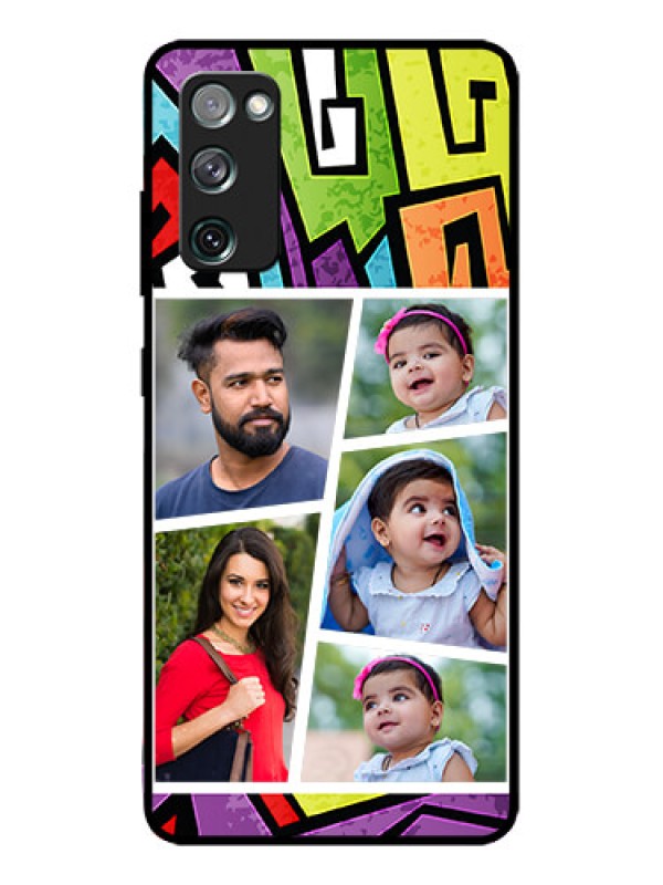 Custom Galaxy S20 FE Custom Metal Phone CaseGraffiti Pattern Design