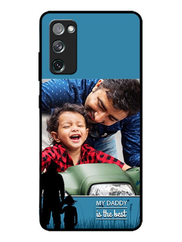 Custom Galaxy S20 FE Custom Metal Phone CaseBest Dad Design
