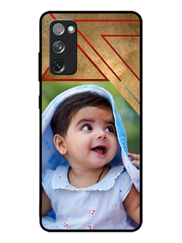 Custom Galaxy S20 FE Custom Metal Phone CaseGradient Abstract Texture Design