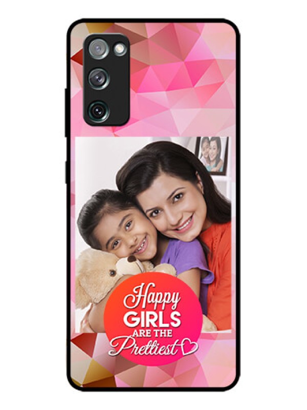 Custom Galaxy S20 FE Custom Metal Phone CaseAbstract Triangle Design