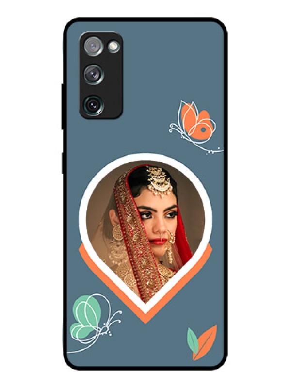 Custom Galaxy S20 FE Custom Metal Phone CaseDroplet Butterflies Design