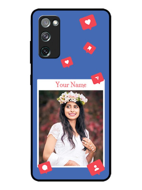 Custom Galaxy S20 FE Custom Metal Phone CaseLike Share And Comment Design