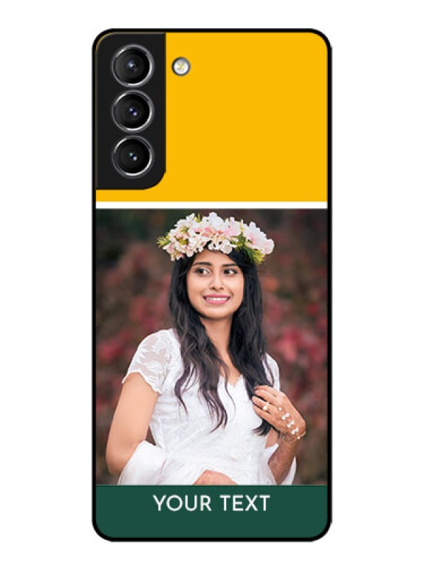 Custom Galaxy S21 Plus Custom Metal Phone Case - Love You Design