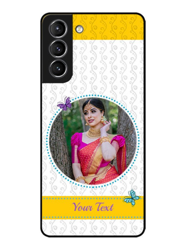 Custom Galaxy S21 Plus Custom Metal Phone Case - Girls Premium Case Design