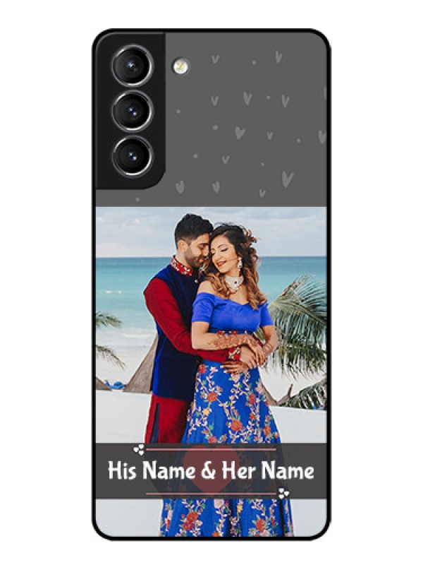 Custom Galaxy S21 Plus Custom Metal Phone Case - Buy Love Design With Photo Online