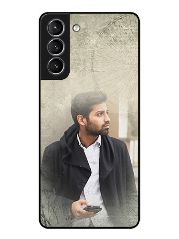 Custom Galaxy S21 Plus Custom Metal Phone Case - With Vintage Design