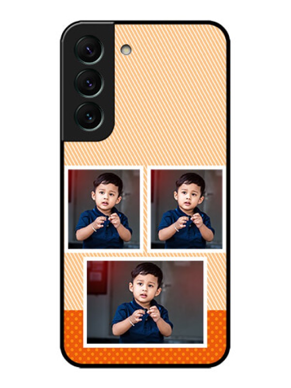 Custom Galaxy S22 5G Custom Metal Phone CaseBulk Photos Upload Design