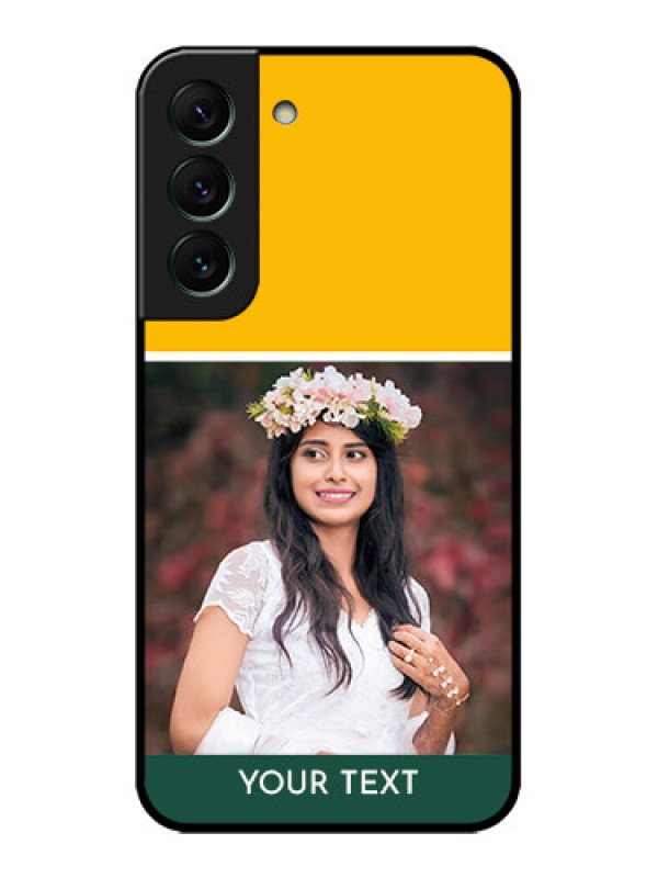 Custom Galaxy S22 5G Custom Metal Phone CaseLove You Design