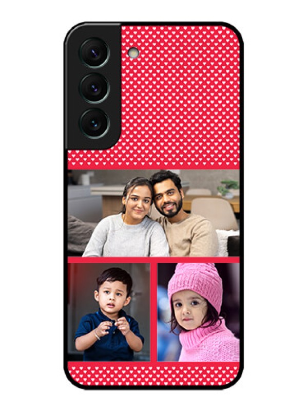 Custom Galaxy S22 5G Custom Metal Phone CaseBulk Photo Upload Design