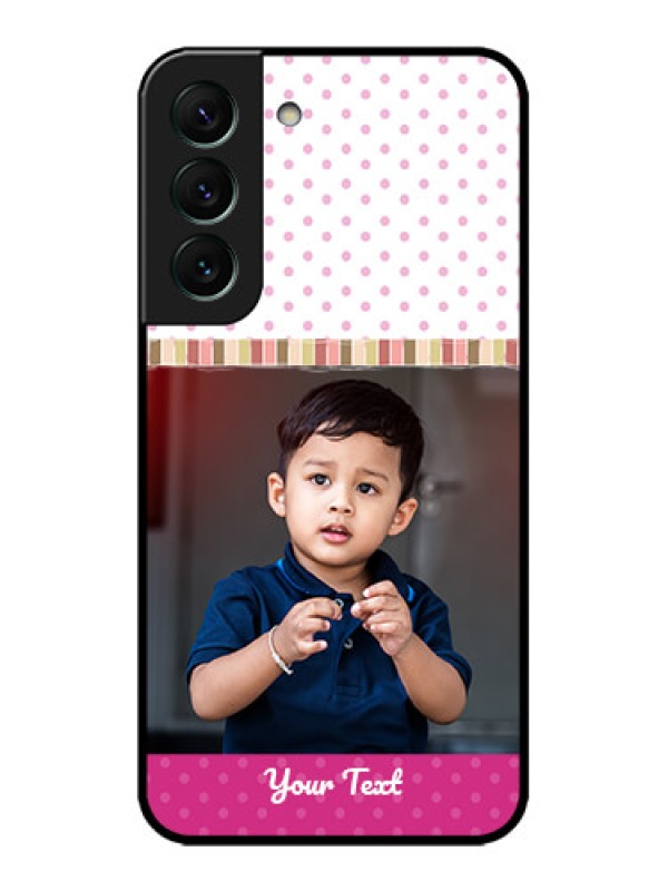 Custom Galaxy S22 5G Custom Metal Phone CaseCute Girls Cover Design