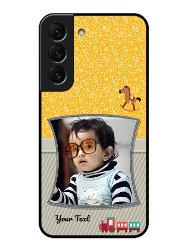 Custom Galaxy S22 5G Custom Metal Phone CaseBaby Picture Upload Design