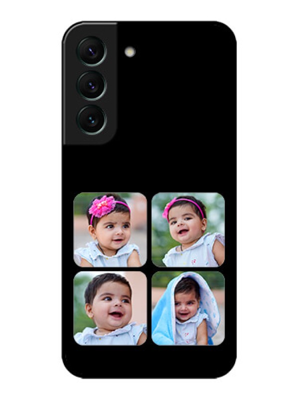 Custom Galaxy S22 5G Custom Metal Phone CaseMultiple Pictures Design