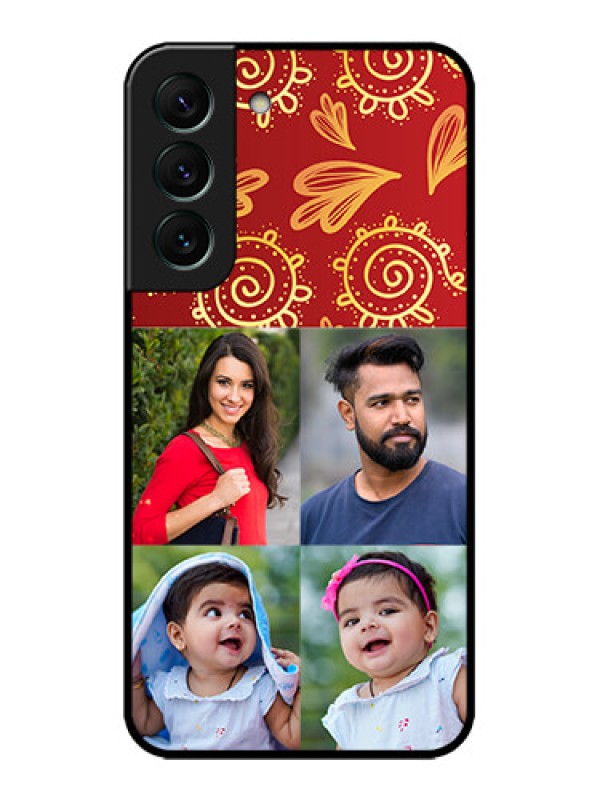 Custom Galaxy S22 5G Custom Metal Phone Case4 Image Traditional Design