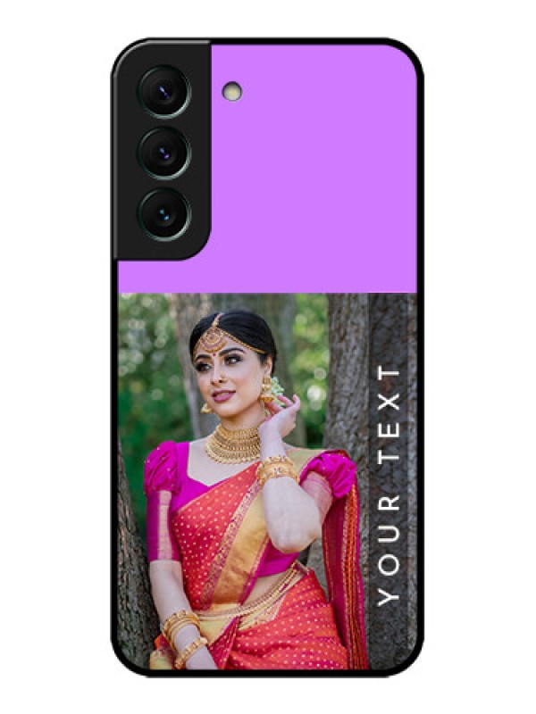 Custom Galaxy S22 5G Custom Metal Phone CaseBirthday Icons Design