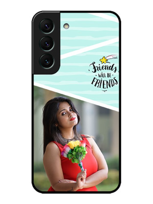 Custom Galaxy S22 5G Custom Metal Phone CaseFriends Picture Icon Design