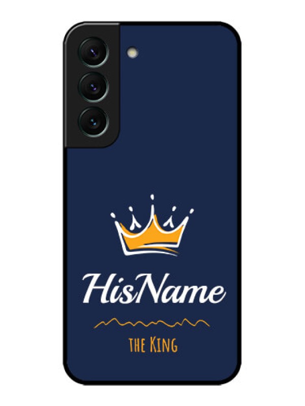 Custom Galaxy S22 5G Custom Metal Phone CaseKing With Name Design