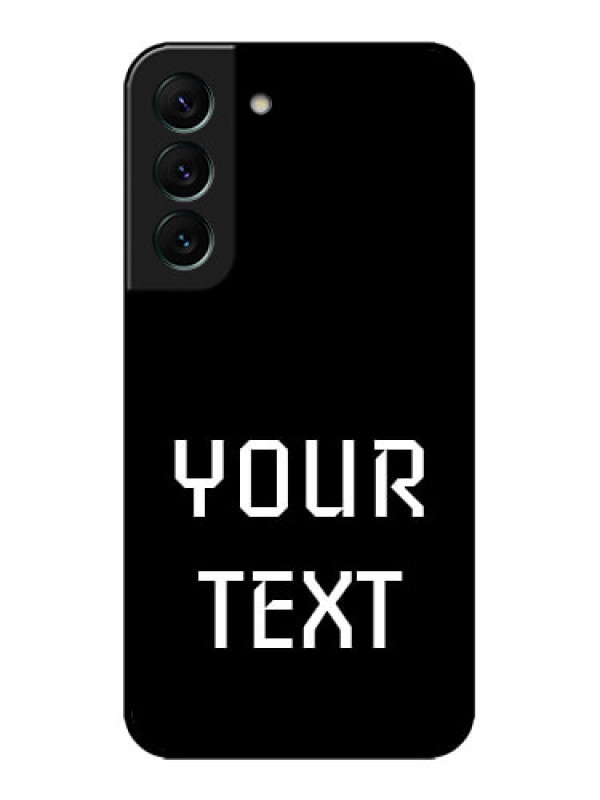 Custom Galaxy S22 5G Custom Metal Phone CaseYour Name Design