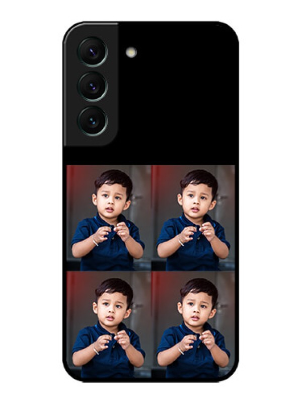 Custom Galaxy S22 5G Custom Metal Phone Case4 Image Holder Design