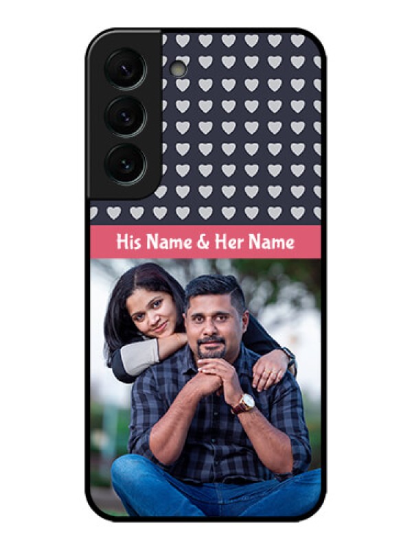 Custom Galaxy S22 Plus 5G Custom Metal Phone CaseLove Symbols Design