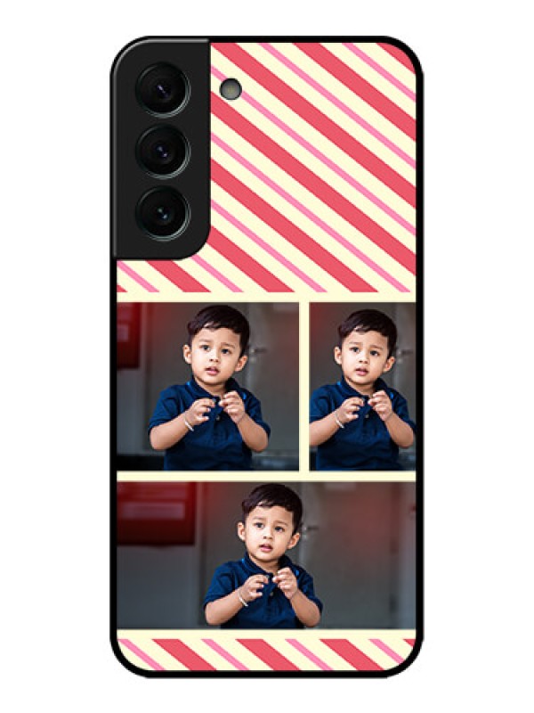 Custom Galaxy S22 Plus 5G Custom Metal Phone CasePicture Upload Mobile Case Design