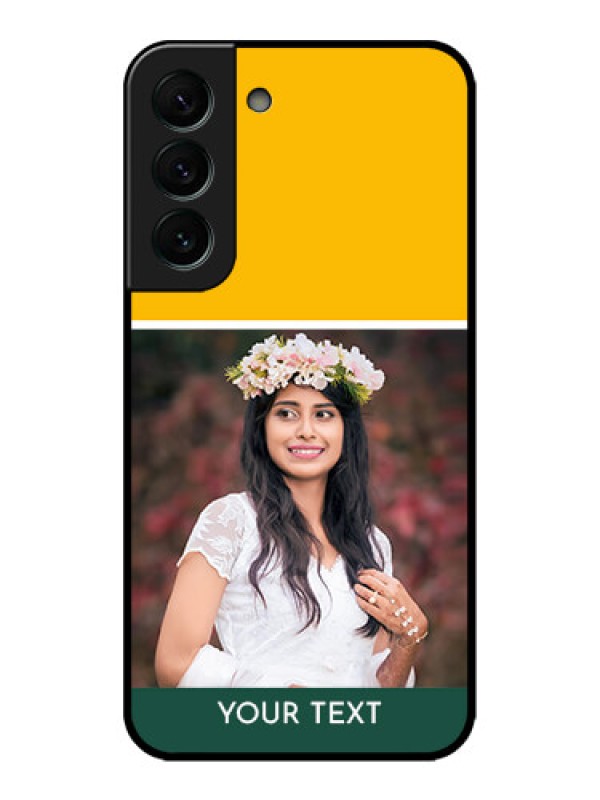 Custom Galaxy S22 Plus 5G Custom Metal Phone CaseLove You Design