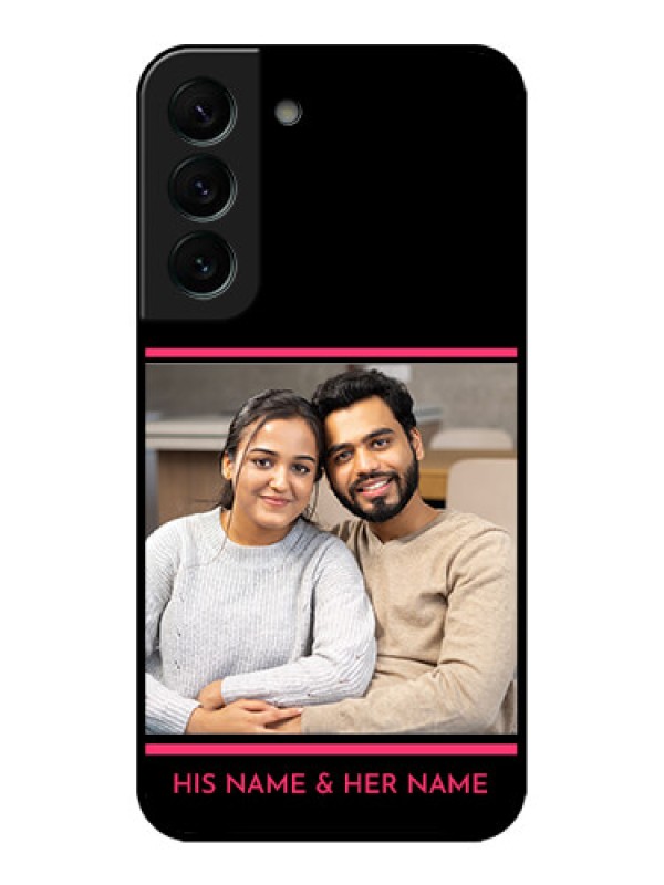 Custom Galaxy S22 Plus 5G Custom Metal Phone CaseWith Add Text Design