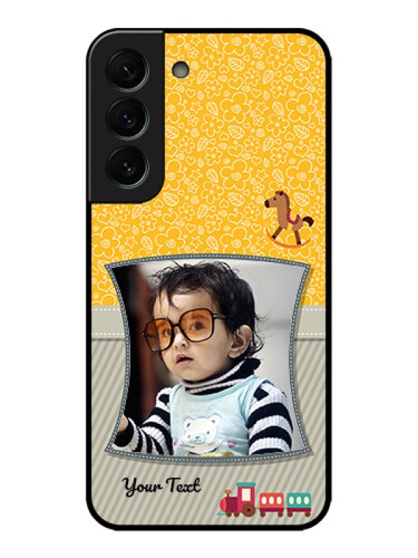 Custom Galaxy S22 Plus 5G Custom Metal Phone CaseBaby Picture Upload Design