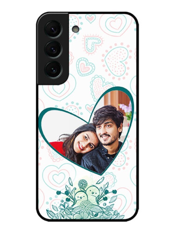 Custom Galaxy S22 Plus 5G Custom Metal Phone CasePremium Couple Design