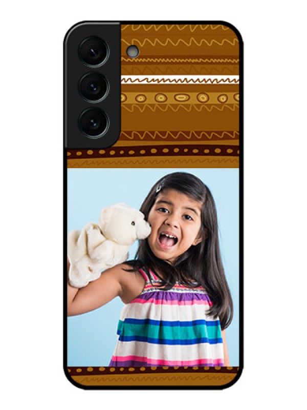 Custom Galaxy S22 Plus 5G Custom Metal Phone CaseFriends Picture Upload Design