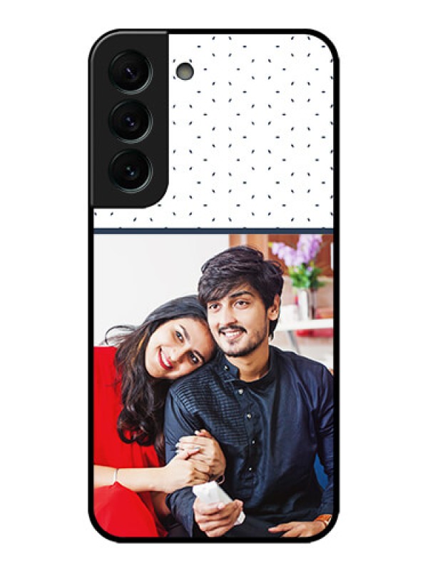 Custom Galaxy S22 Plus 5G Custom Metal Phone CasePremium Dot Design
