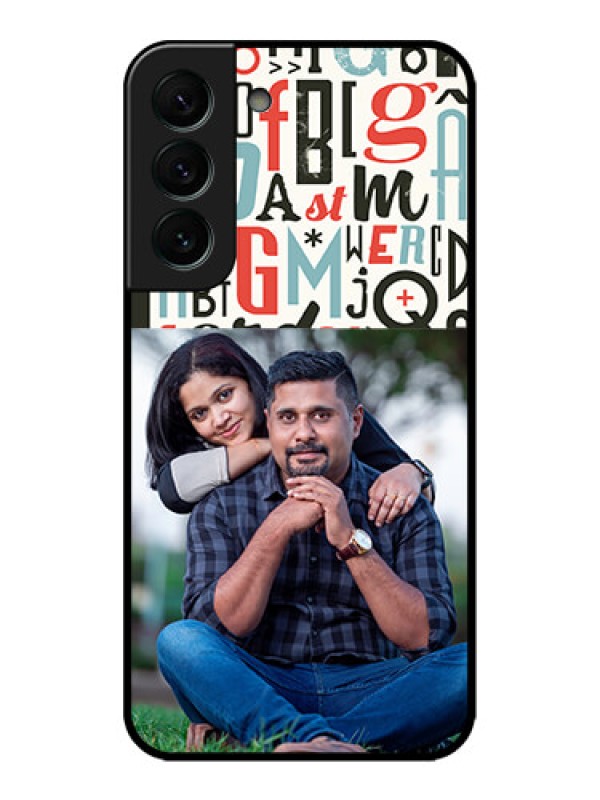 Custom Galaxy S22 Plus 5G Custom Metal Phone CaseAlphabet Design