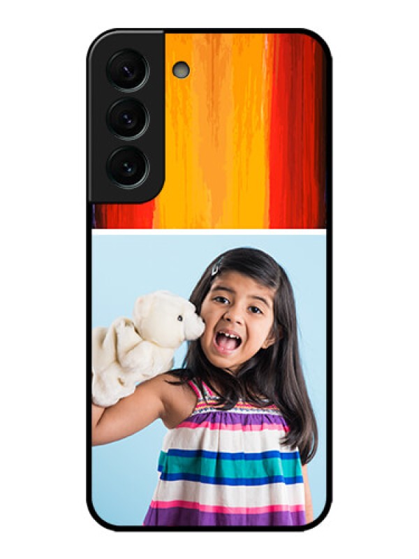 Custom Galaxy S22 Plus 5G Custom Metal Phone CaseMulti Color Design