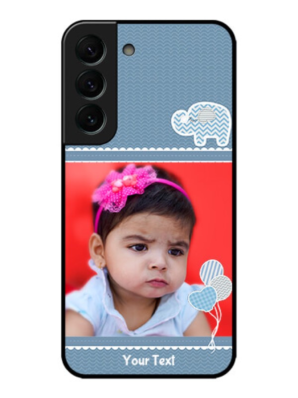 Custom Galaxy S22 Plus 5G Custom Metal Phone CaseWith Kids Pattern Design