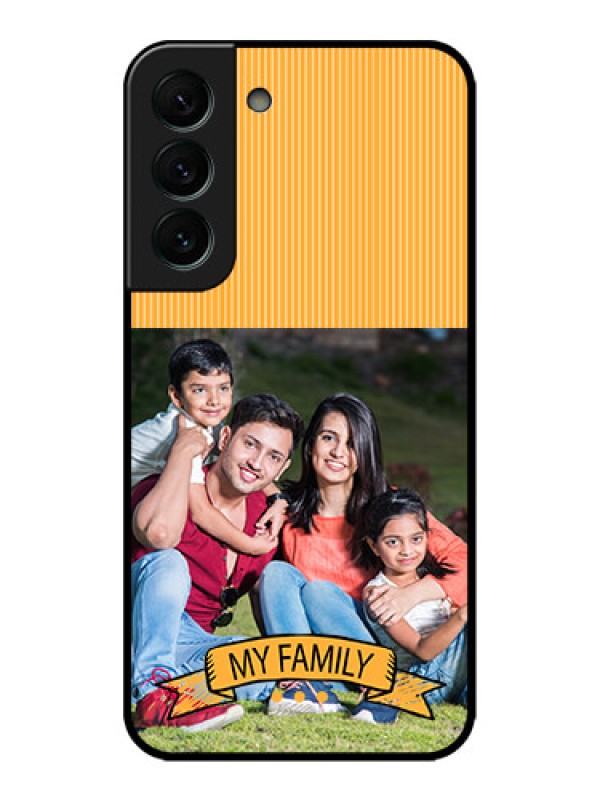Custom Galaxy S22 Plus 5G Custom Metal Phone CaseMy Family Design