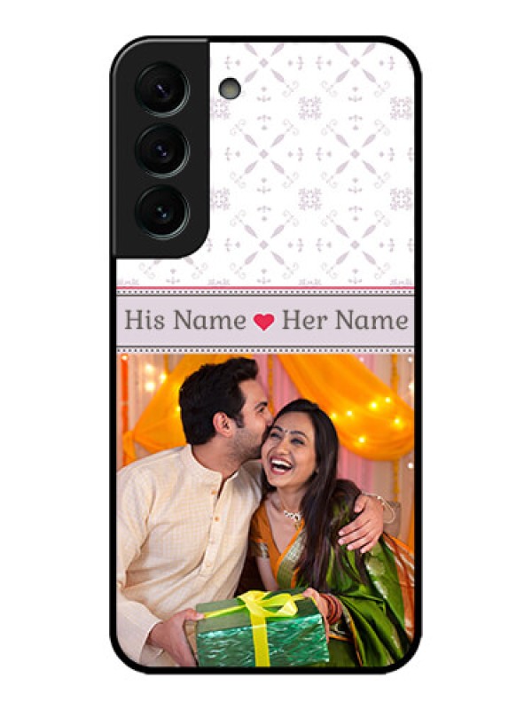 Custom Galaxy S22 Plus 5G Custom Metal Phone CaseWith Photo And Ethnic Design