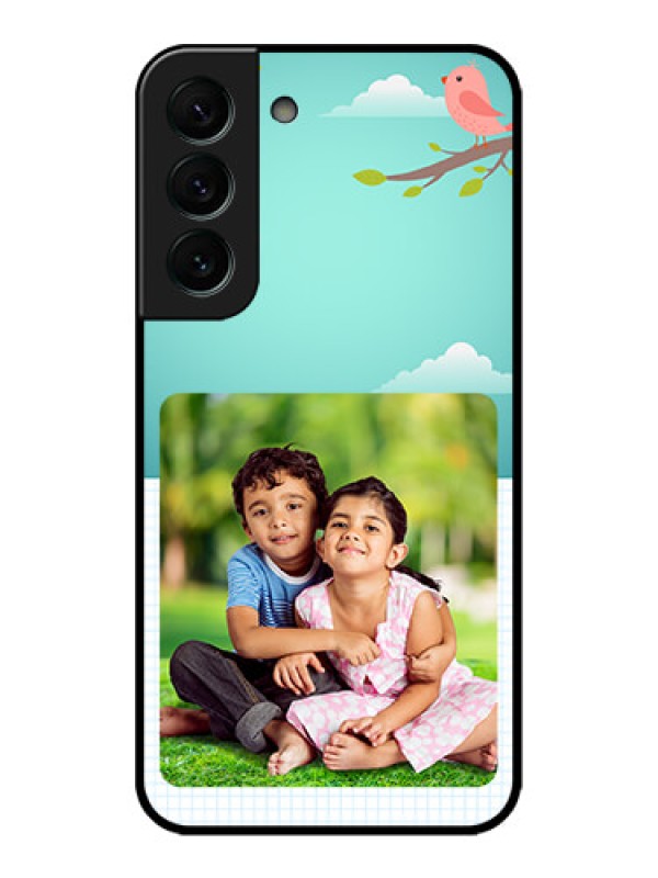 Custom Galaxy S22 Plus 5G Custom Metal Phone CaseDoodle Love Design