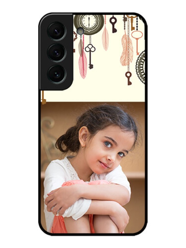 Custom Galaxy S22 Plus 5G Custom Metal Phone CaseBoho Style Design