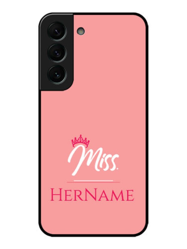 Custom Galaxy S22 Plus 5G Custom Metal Phone CaseMrs With Name Design