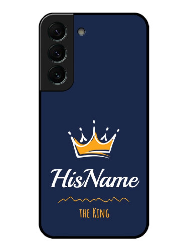 Custom Galaxy S22 Plus 5G Custom Metal Phone CaseKing With Name Design