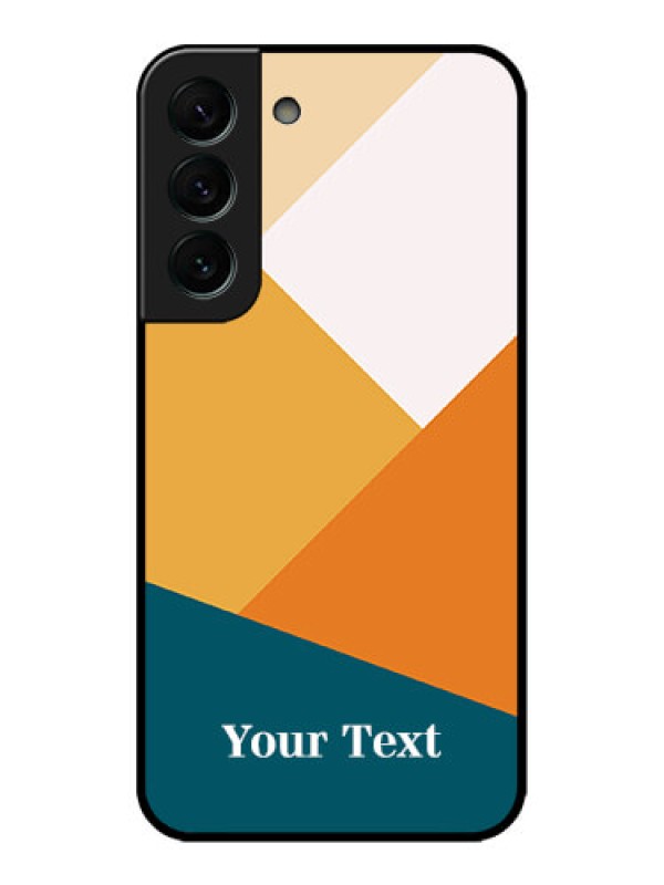 Custom Galaxy S22 Plus 5G Custom Metal Phone CaseStacked Multi - Colour Design