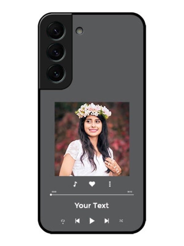 Custom Galaxy S22 Plus 5G Custom Metal Phone CasePlay The Music Design