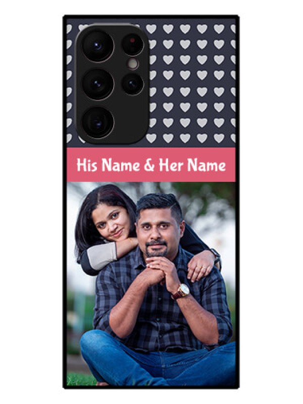 Custom Galaxy S22 Ultra 5G Custom Metal Phone CaseLove Symbols Design