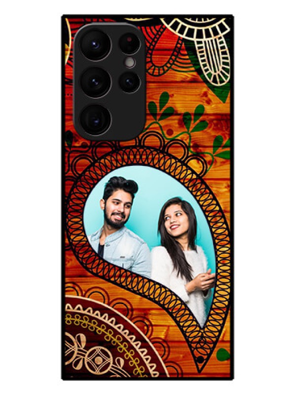 Custom Galaxy S22 Ultra 5G Custom Metal Phone CaseAbstract Colorful Design