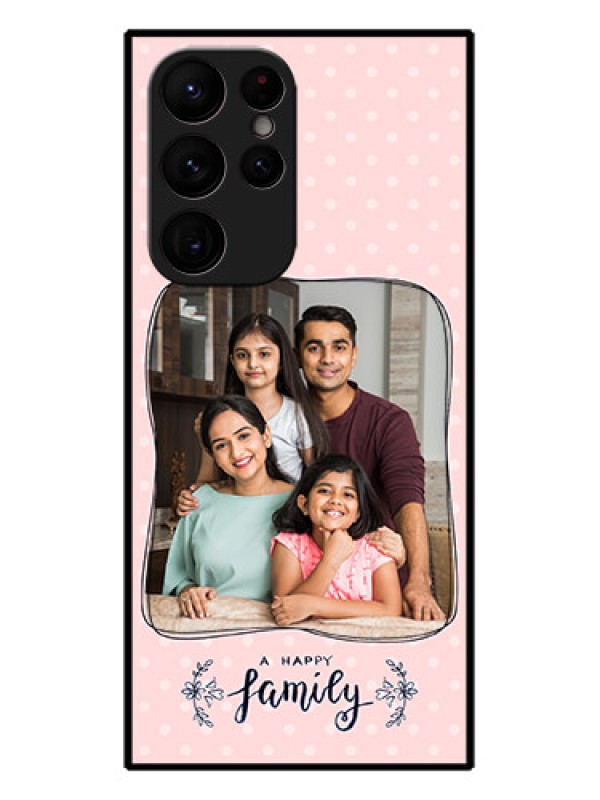 Custom Galaxy S22 Ultra 5G Custom Metal Phone CaseFamily With Dots Design